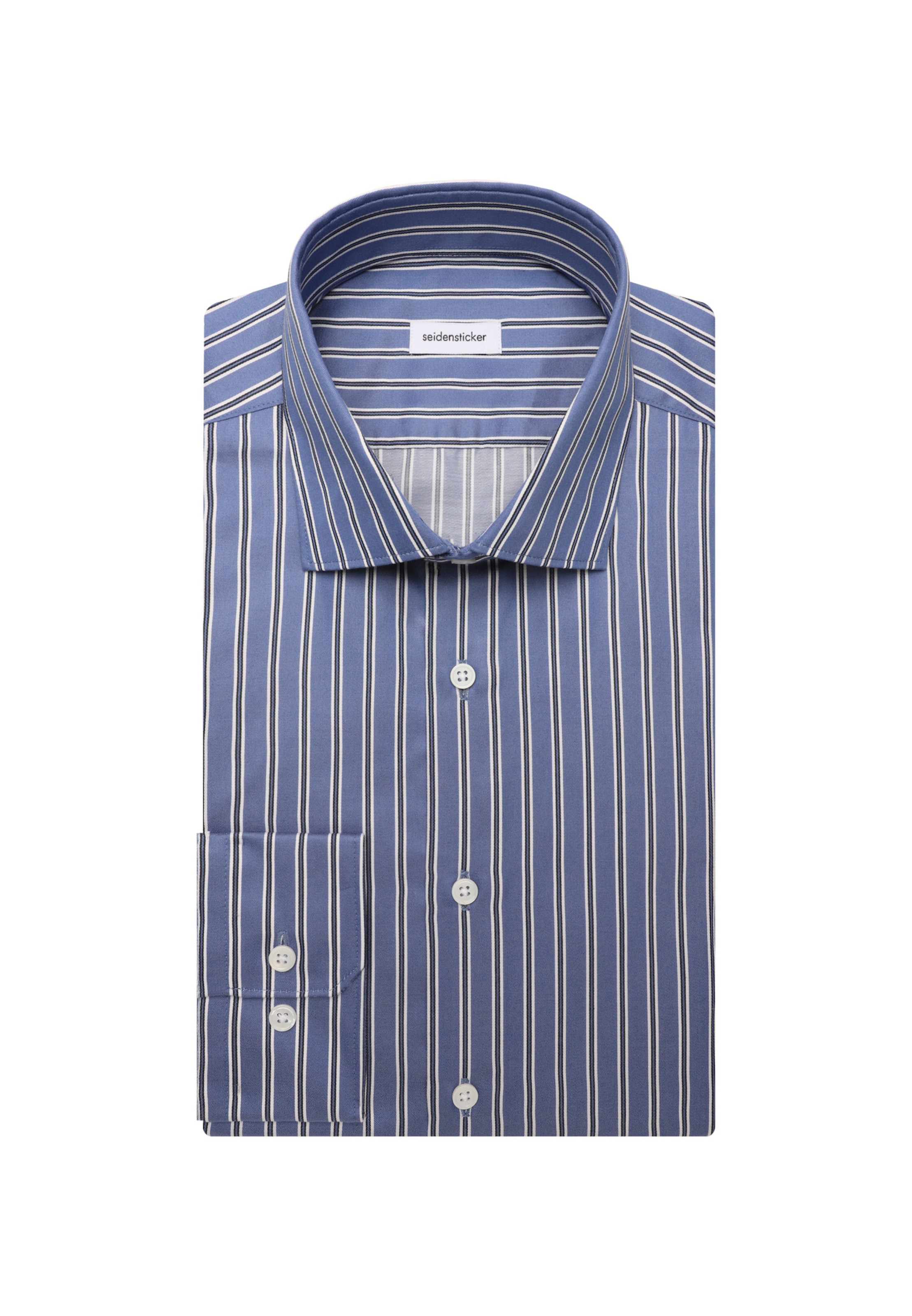 SEIDENSTICKER Slim fit Zakelijk overhemd in Blauw