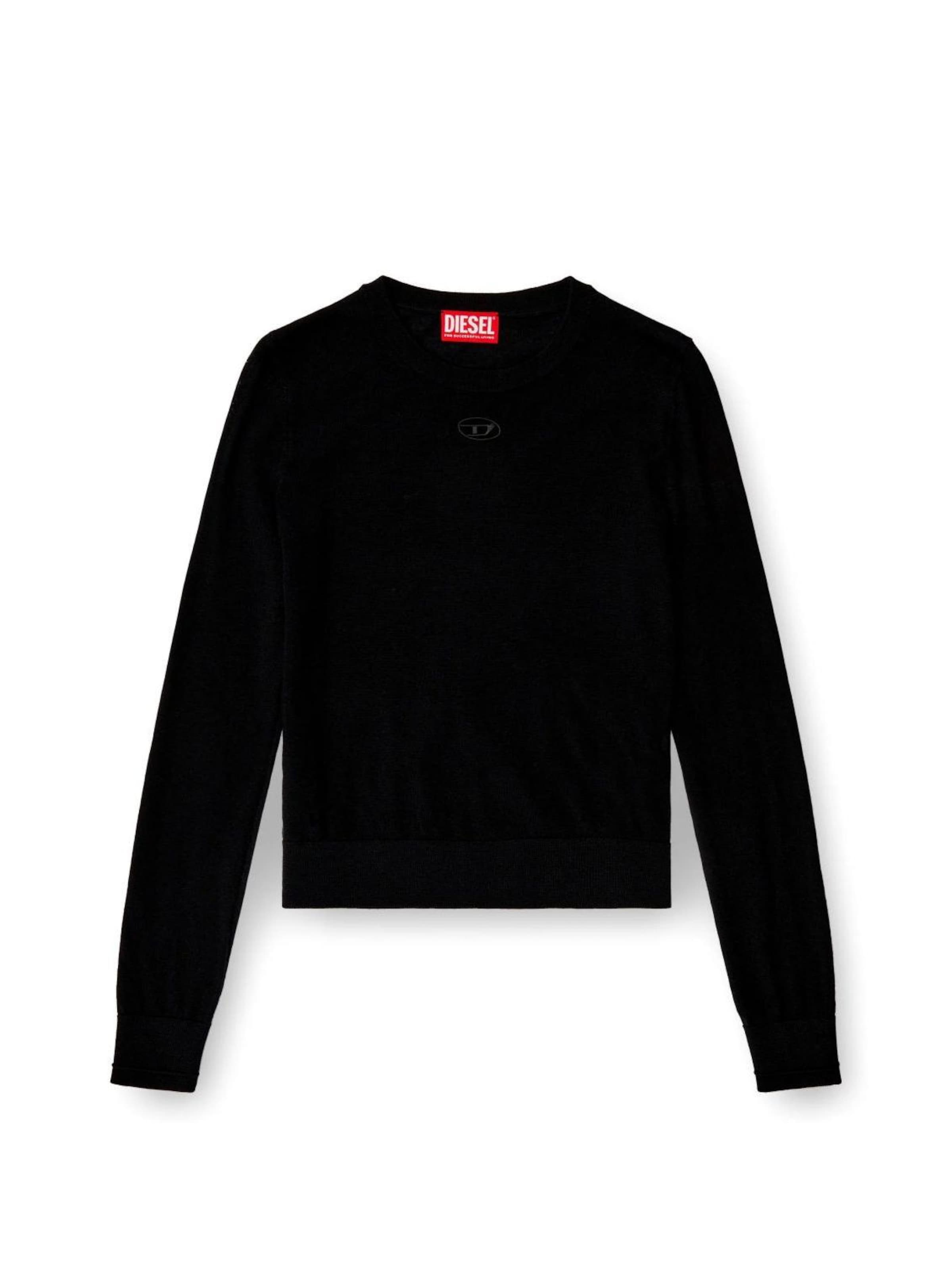 DIESEL - Sudadera en negro: frente