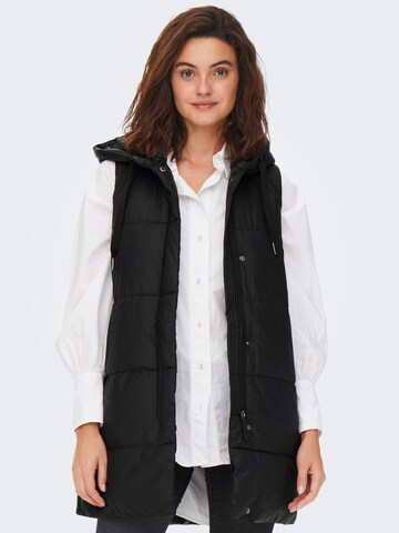 Gilet 'Asta' ONLY en noir : devant