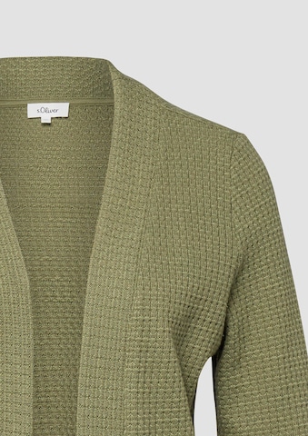 Cardigan s.Oliver en vert