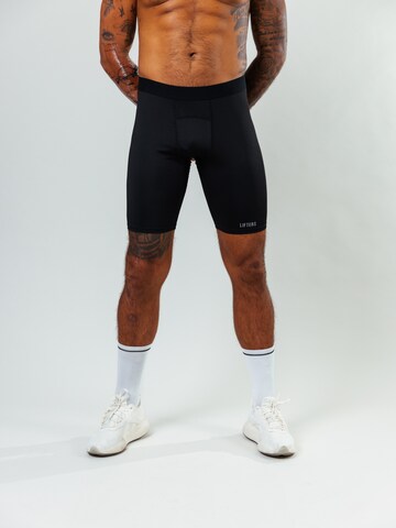 Lifters Athletic Underwear 'Race' in Black: front