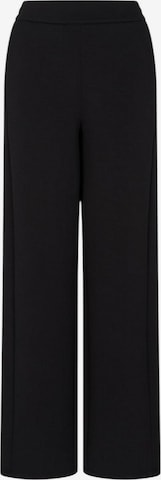 Emporio Armani - regular Pantalón en negro: frente