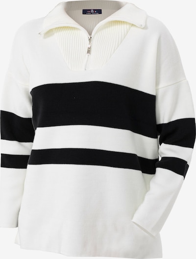 Jimmy Sanders Pullover in schwarz / weiß, Produktansicht