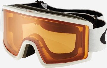 OAKLEY Spordipäikeseprillid 'TARGET LINE', värv valge: eest vaates