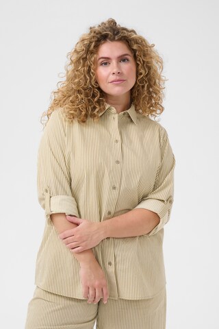 KAFFE CURVE - Blusa 'KCNana' en beige: frente