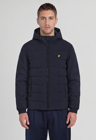 Lyle & Scott - Casaco meia-estação em azul: frente
