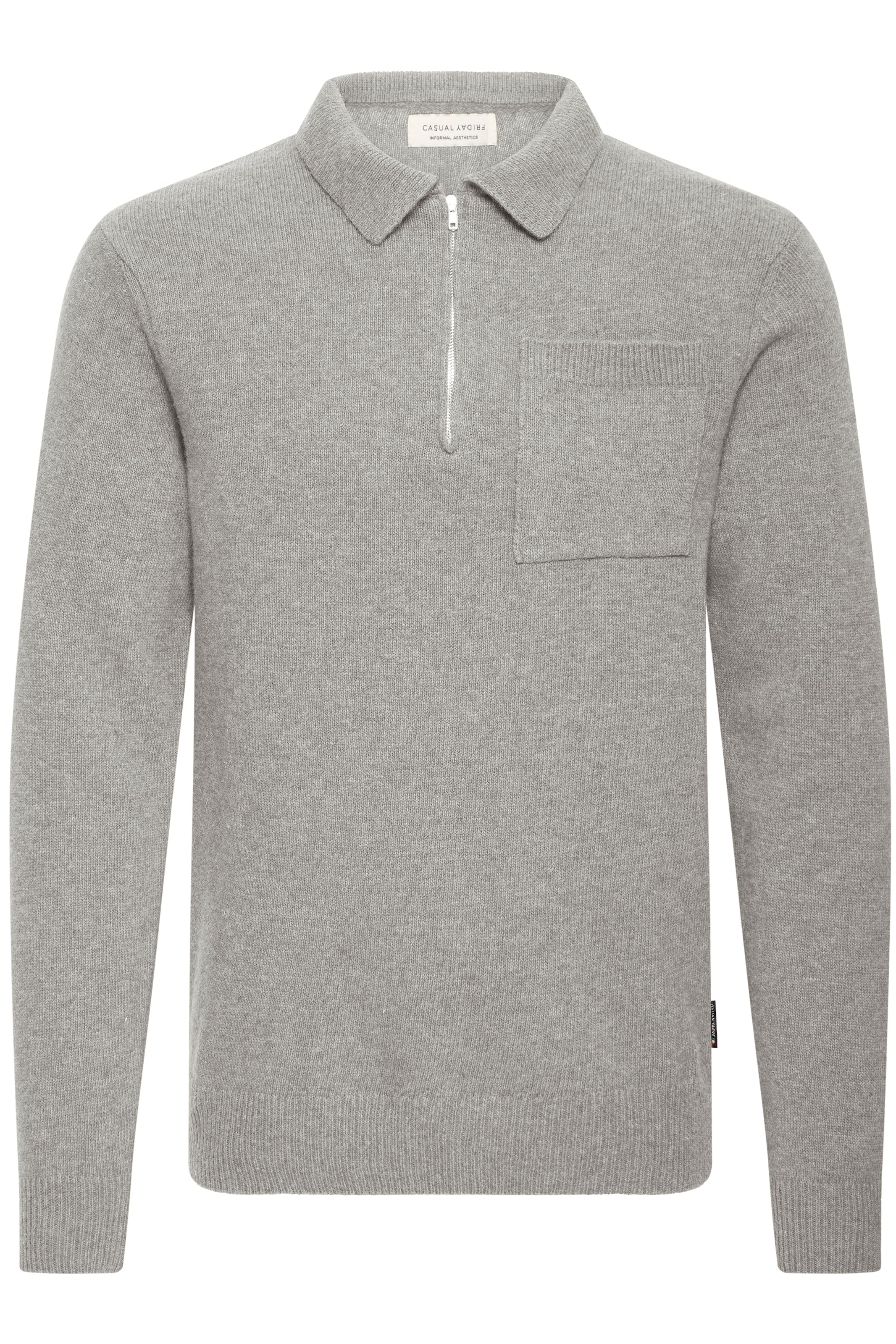 Casual Friday - Jersey 'CFFelipo' en gris: frente