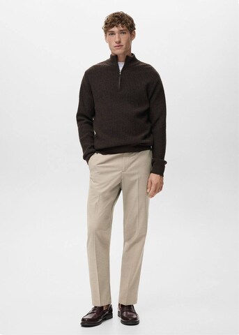 MANGO MAN Slimfit Hose 'Bologna' in Beige