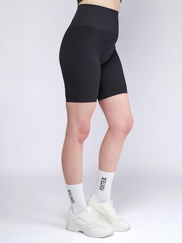 Skinny Leggings 'Essential Seamless Shorts' Fortex Fitness en gris