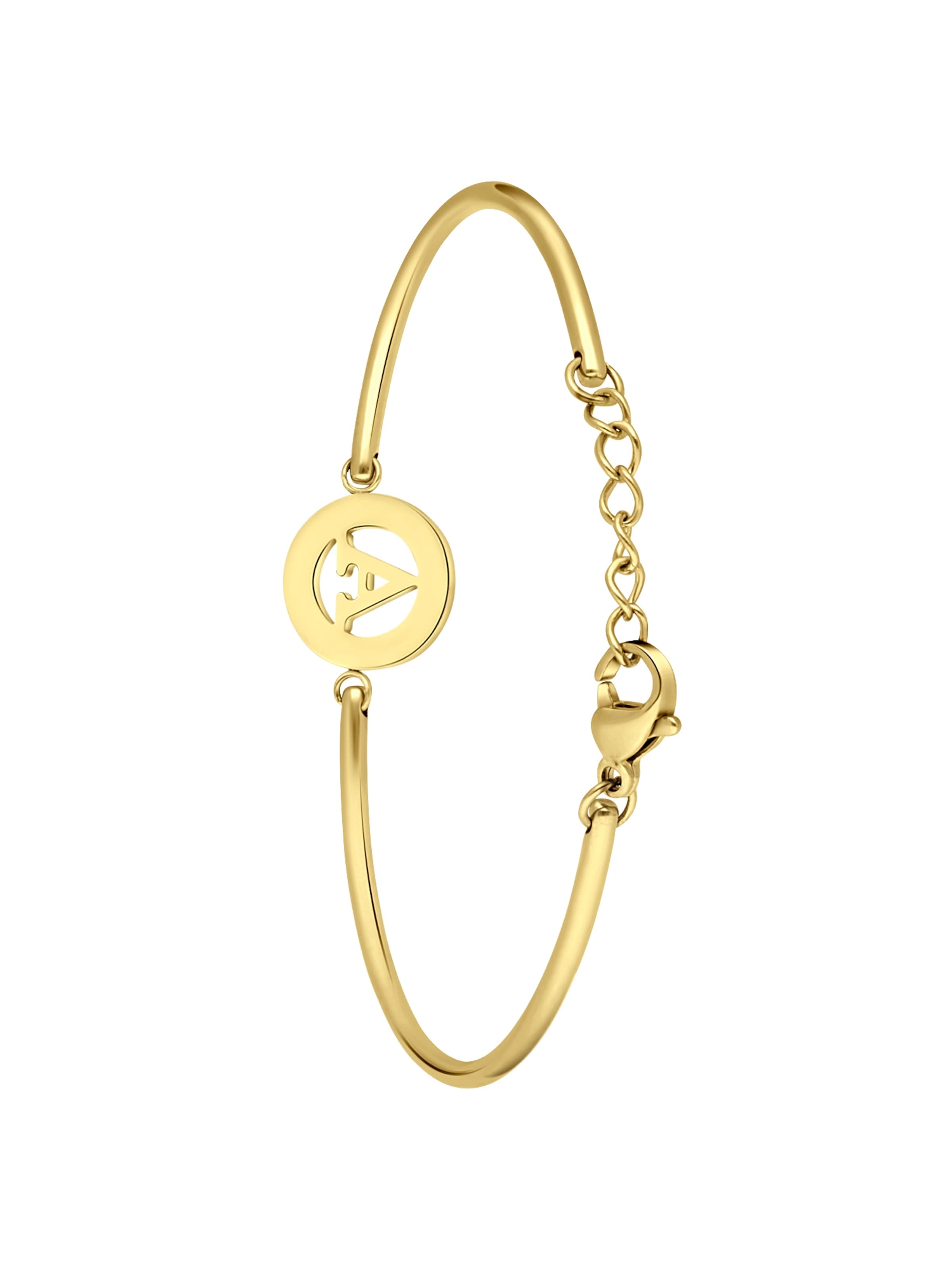 Lucardi Bracelet in Gold: front