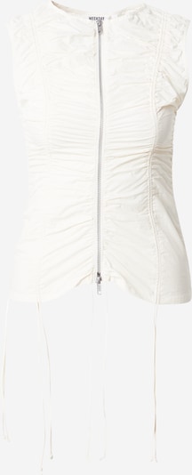 WEEKDAY Toppi 'Rae' koossa XS värissä offwhite, Tuotenäkymä