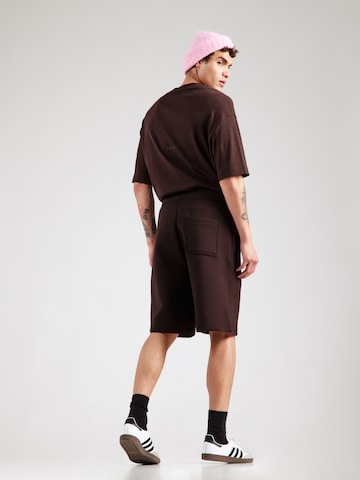 WEEKDAY - Loosefit Pantalón en marrón