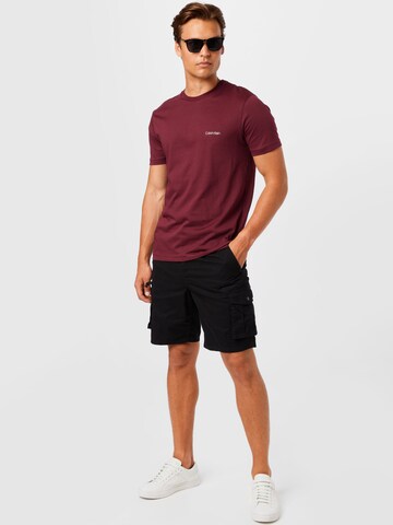 Calvin Klein Regular T-Shirt in Rot