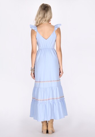 Robe IZIA en bleu
