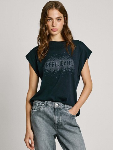 T-shirt 'Raya' Pepe Jeans en bleu : devant