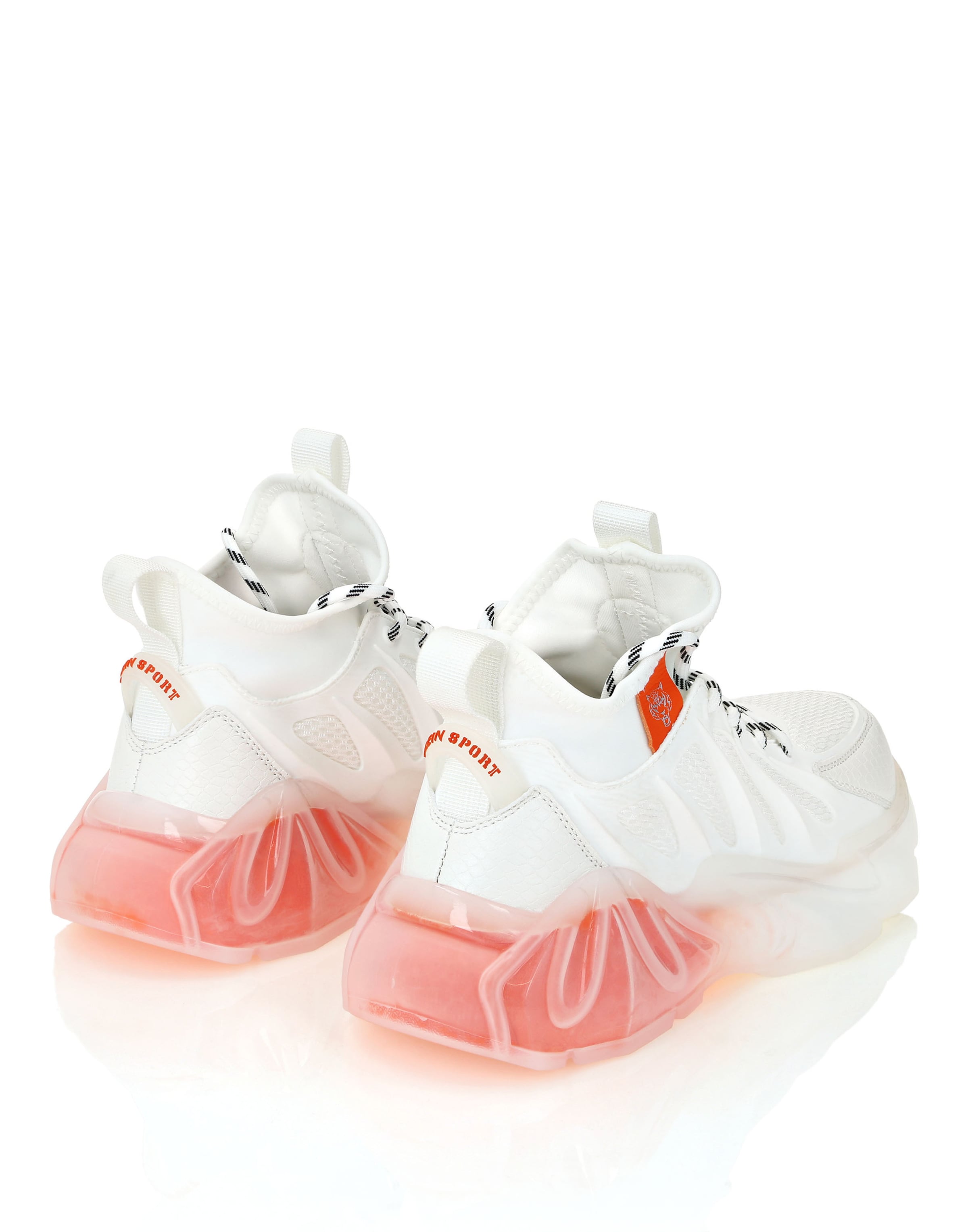 Sneaker bassa 'The Bubble Gen.x.02 Tiger' di Plein Sport in bianco