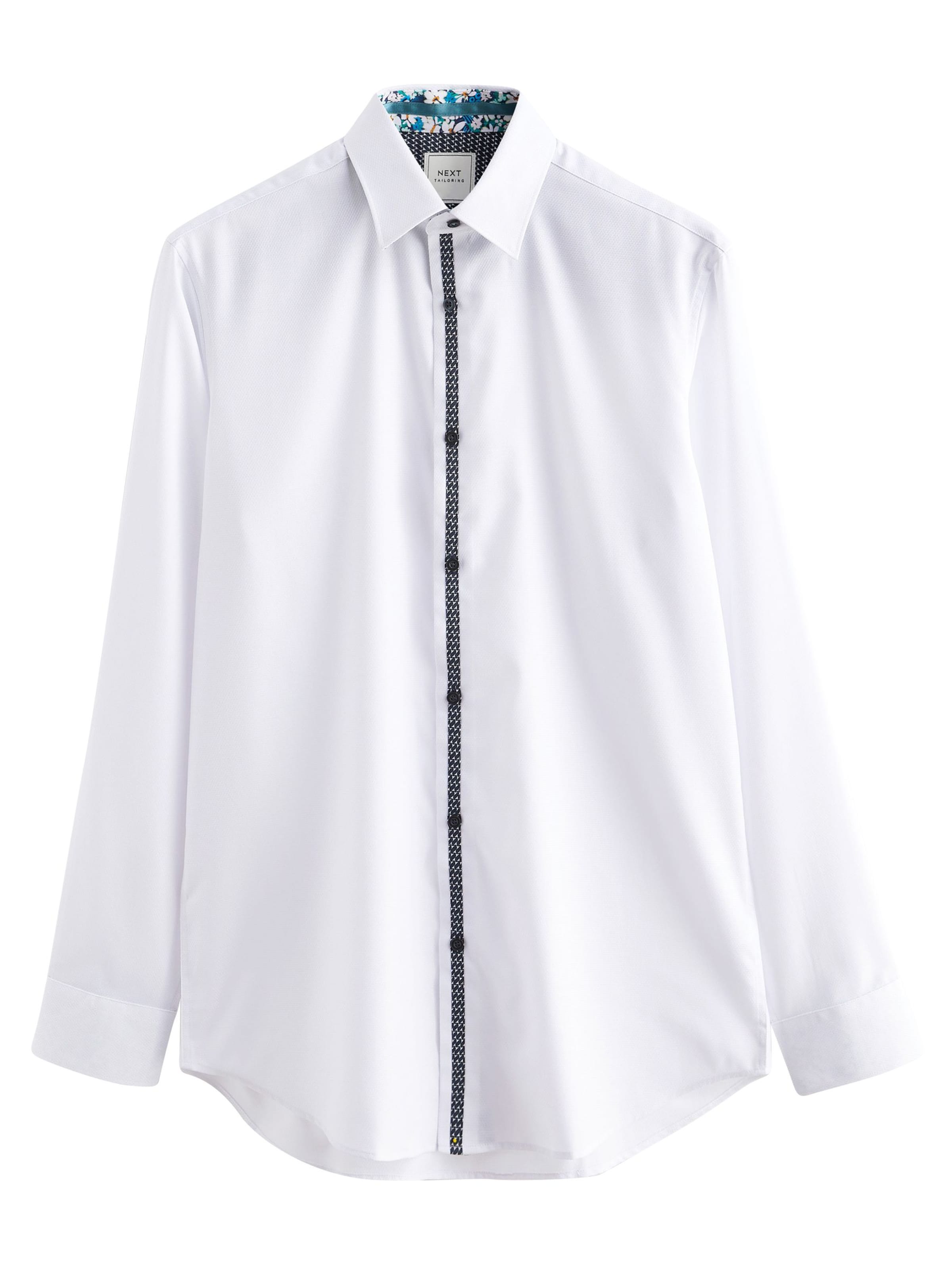 Coupe regular Chemise Next en blanc : devant