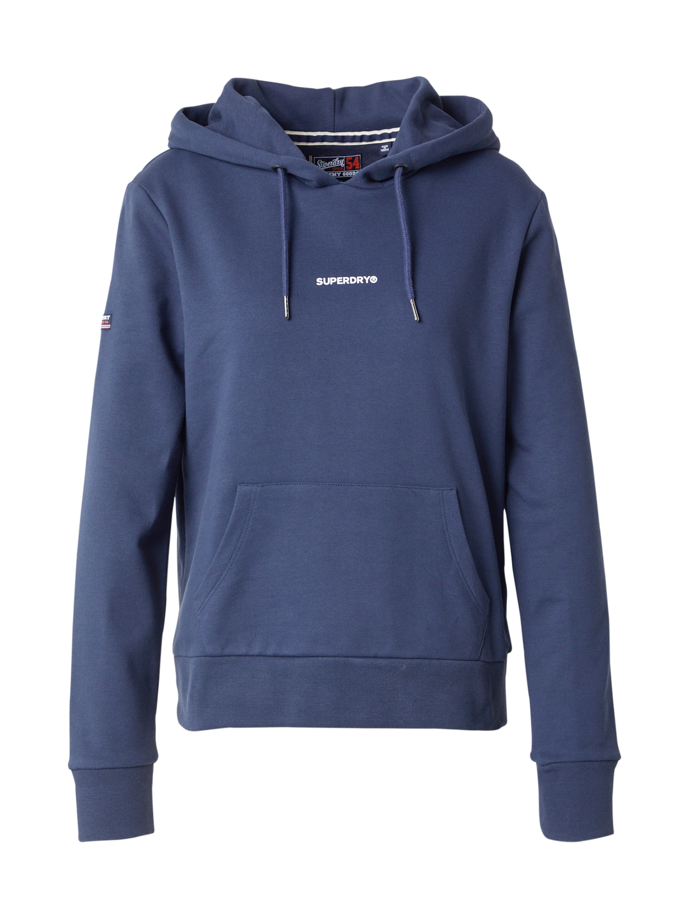 Sweat-shirt Superdry en bleu : devant
