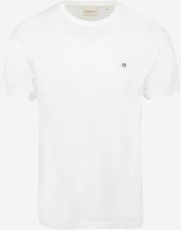 T-Shirt GANT en blanc : devant