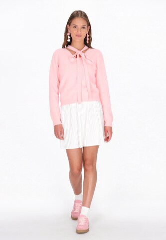 MYMO - Casaco de malha 'Young Fashion' em rosa