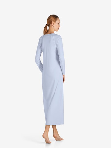 Hanro Nachthemd ' Pure Essence 130cm ' in Blauw