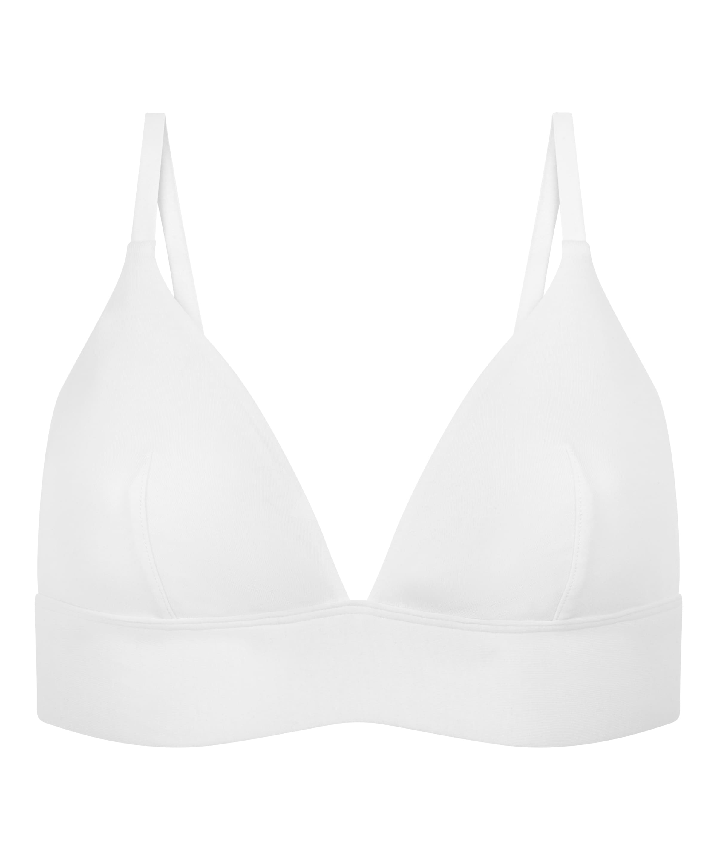Hunkemöller - Triángulo Sujetador en blanco: frente