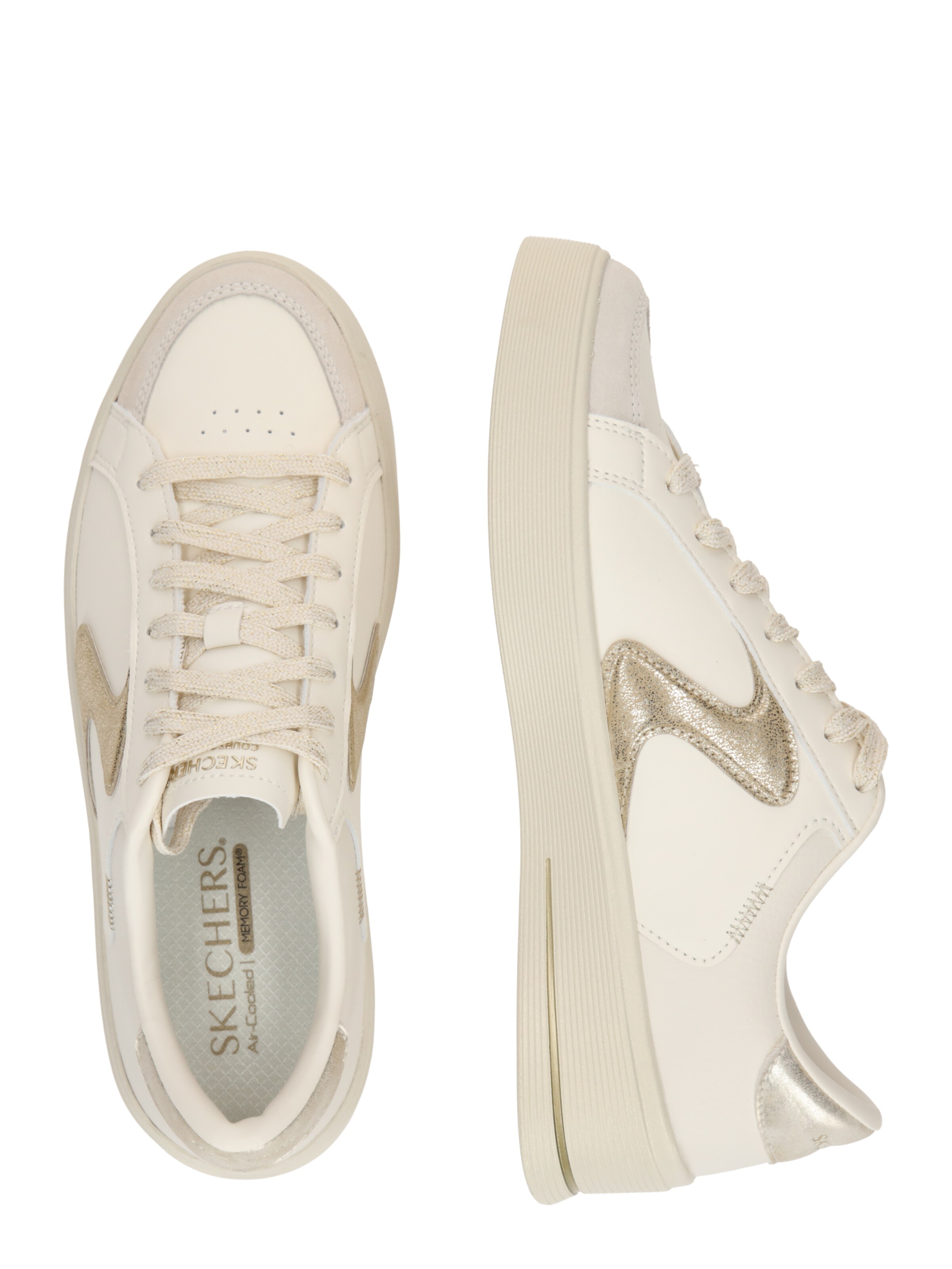 SKECHERS Platform trainers 'HILAND - QUITE CHIC' in Beige