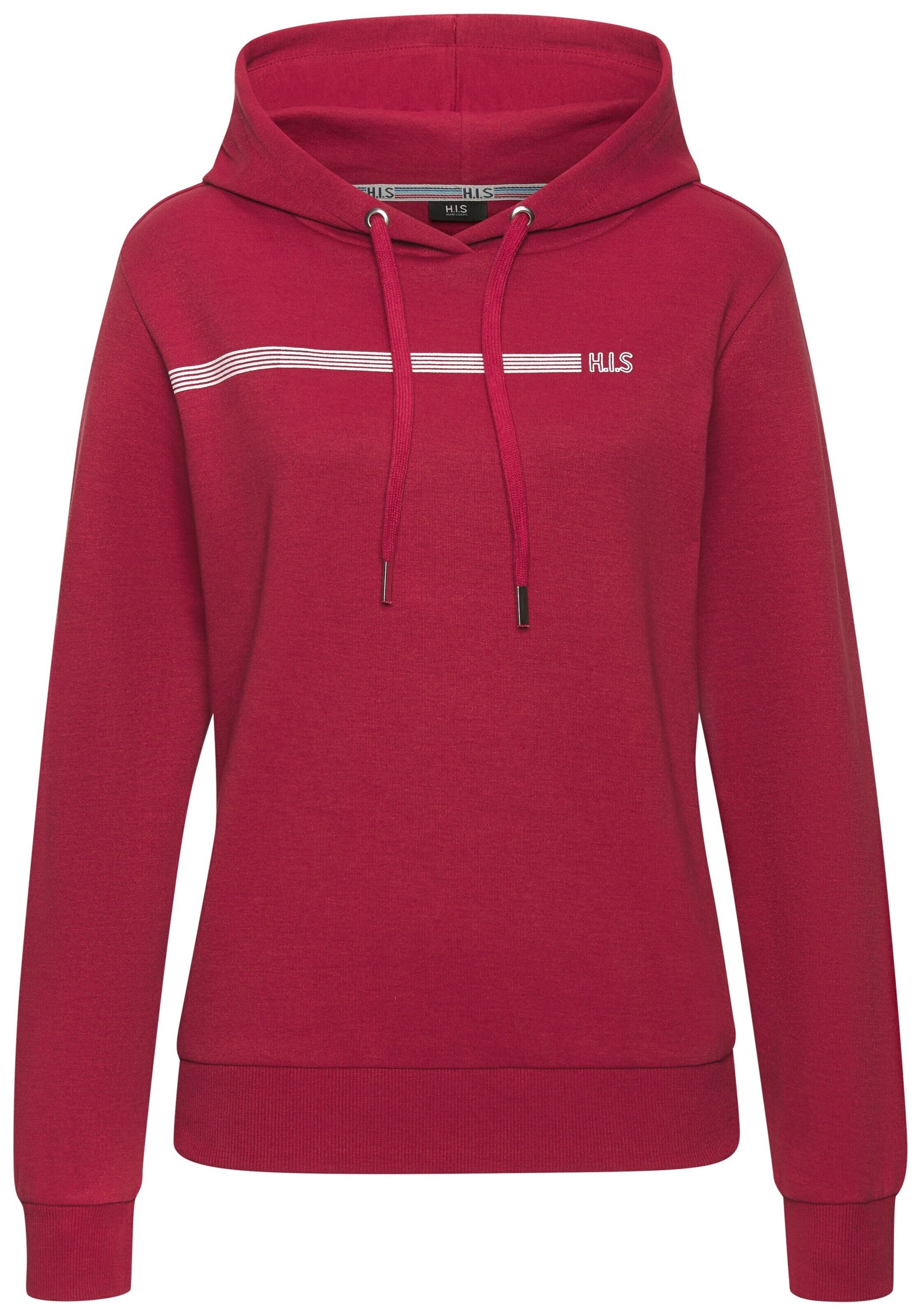 H.I.S Sweatshirt in Red: front
