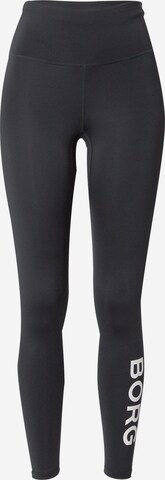 Skinny Pantalon de sport BJÖRN BORG en noir : devant