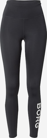 BJÖRN BORG Skinny Športne hlače | črna barva: sprednja stran