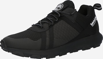 Baskets basses TIMBERLAND en noir : devant