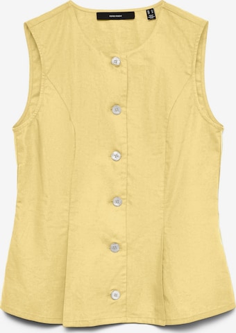 VERO MODA - Chaleco 'VMSELMA' en amarillo: frente