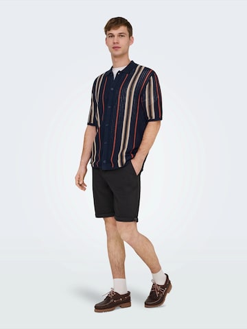 Vestes en maille 'ONSLEON' Only & Sons en bleu