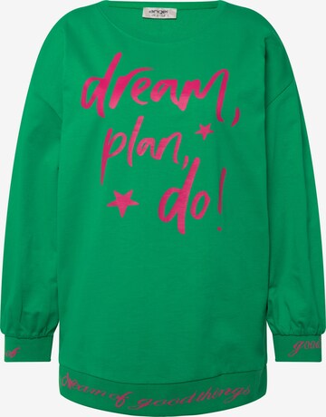 Angel of Style Sweatshirt in Green: front