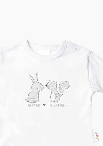 LILIPUT Langarmshirt mit niedlichem 'Better Together'-Print in Weiß