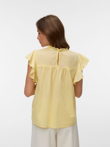 Chemisier 'VMTrine' VERO MODA en jaune