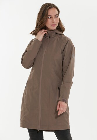 Whistler Between-Seasons Coat 'Andosa' in Brown: front