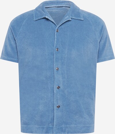 Oscar Jacobson Chemise 'ALBIN' en bleu fumé, Vue avec produit