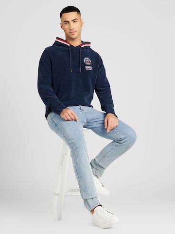 CAMP DAVID Pullover 'Alaska Ice Tour' in Blau