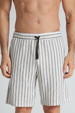 IUMAN Intimissimi Regular Pants in Blue: front