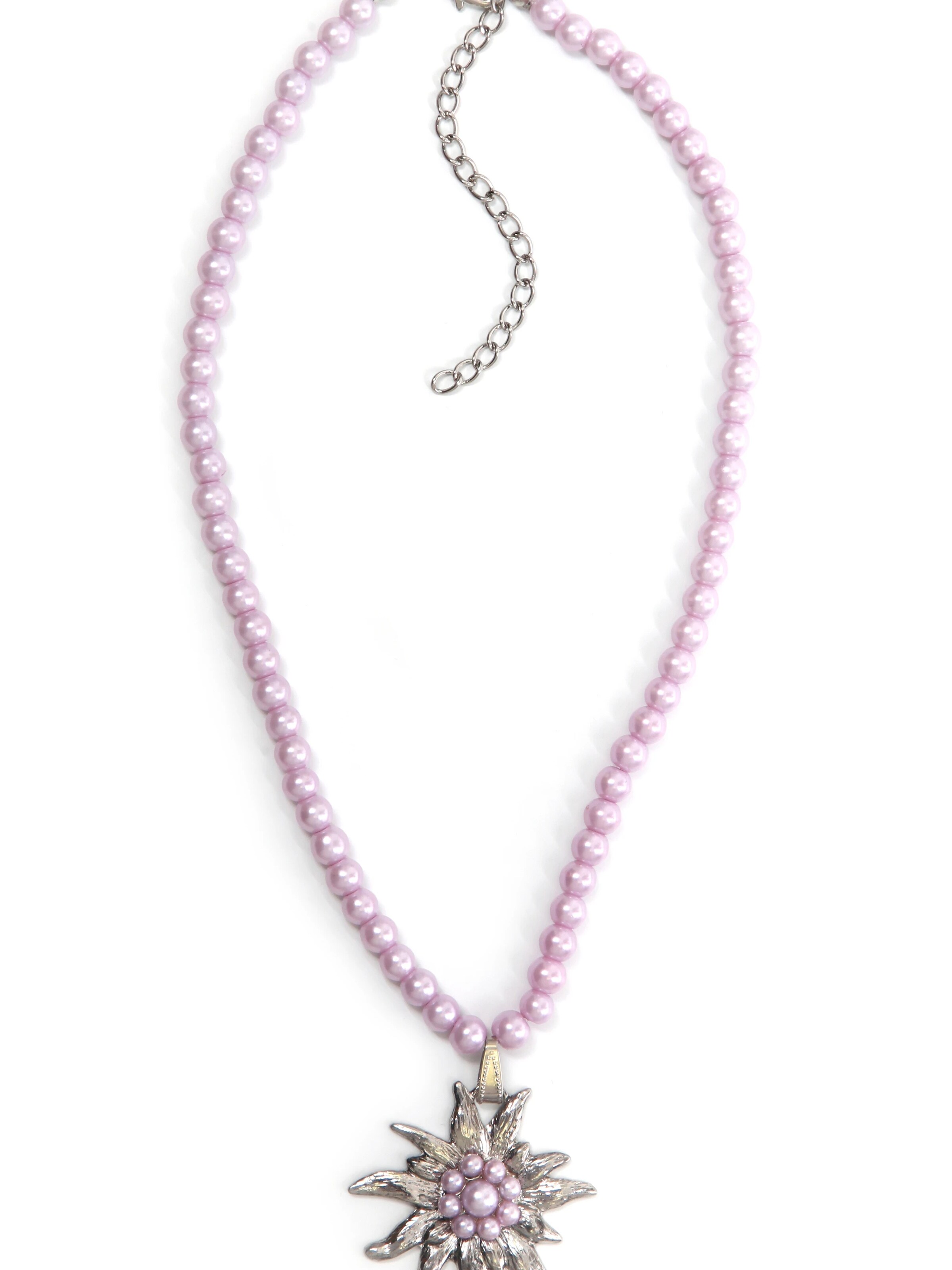 Allgäu Rebell Necklace 'Trude' in Purple: front