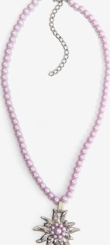 Allgäu Rebell Necklace 'Trude' in Purple: front
