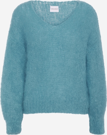 Pull-over oversize 'Milana Mohair' americandreams en bleu : devant
