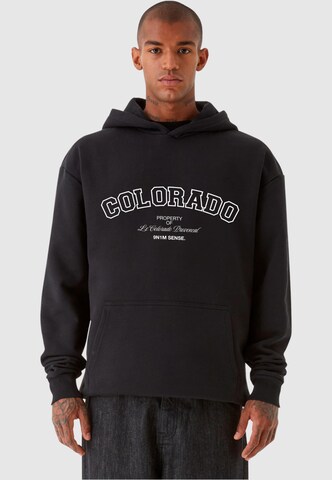 9N1M SENSE Sweatshirt 'Le Colorado Provencal' in Black: front