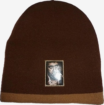 King Kameha Beanie 'SCARFACE' in Brown: front