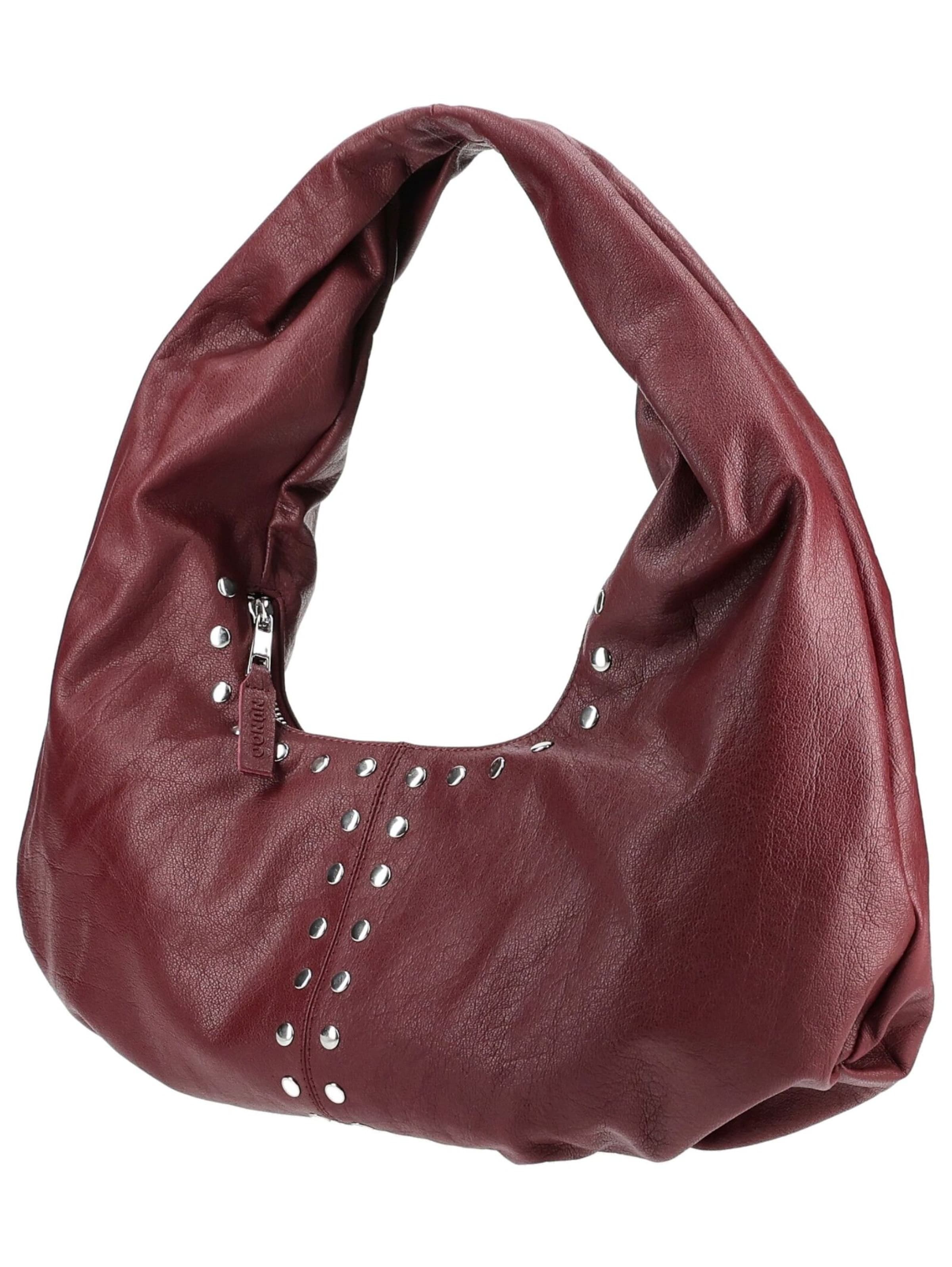 Sac bandoulière NÚNOO en rouge : devant
