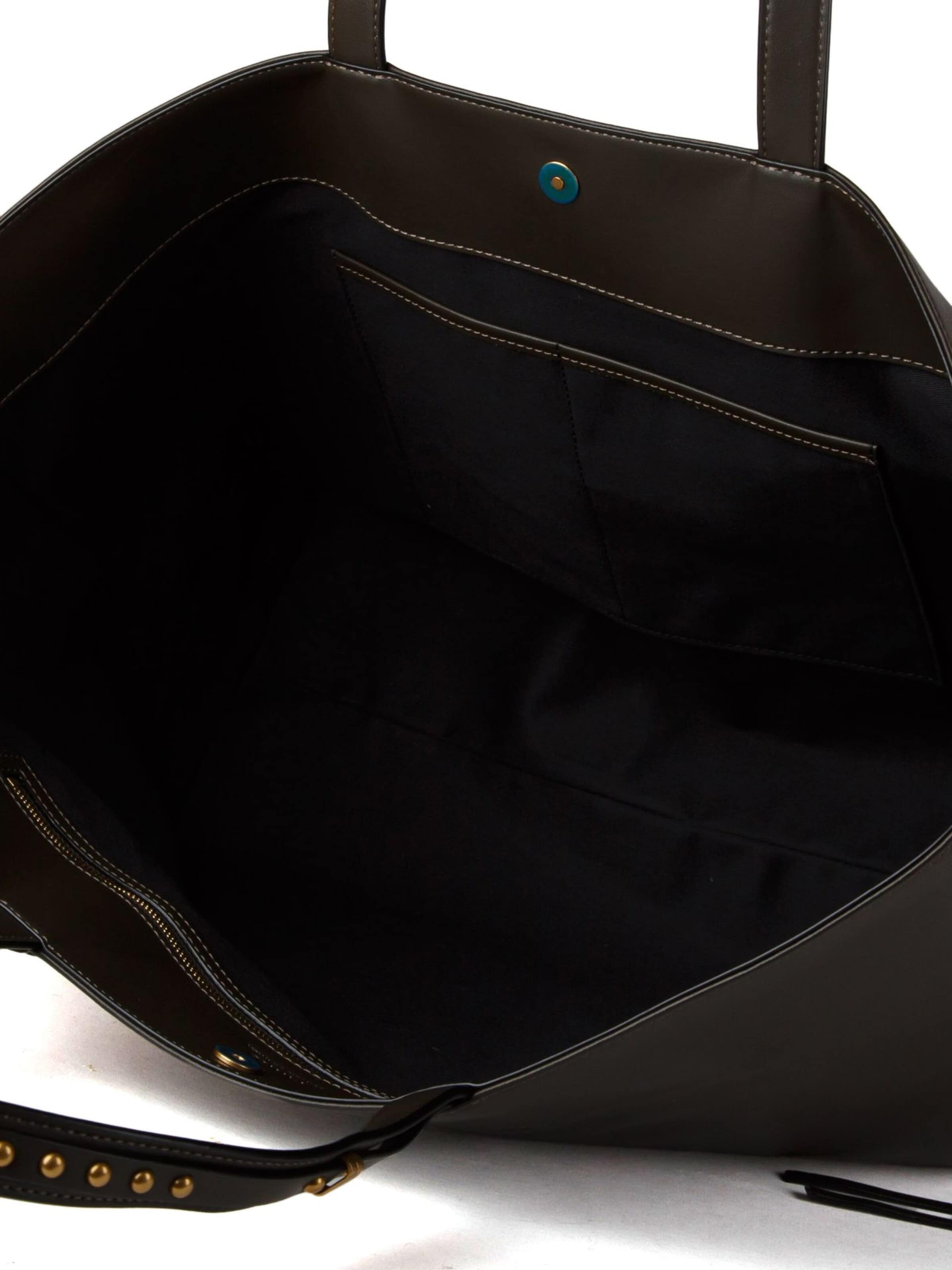 PINKO - Bolso de mano 'Cabas Classic Bag Vitello Morb' en negro