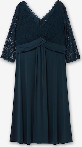 SHEEGO - Vestido de noche en azul: frente