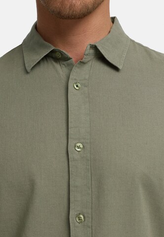 INDICODE JEANS Comfort fit Overhemd ' Ceppo ' in Groen