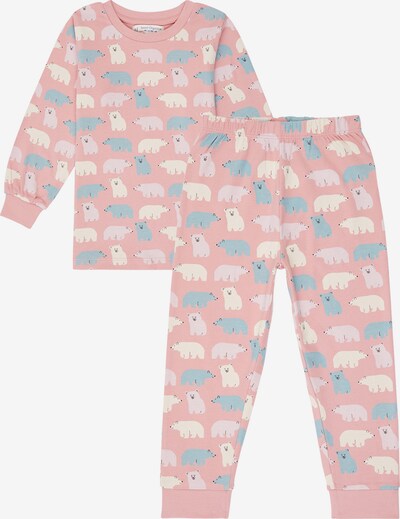 Sense Organics Pajamas 'JOHN' in Light blue / Pastel purple / Pink / White, Item view